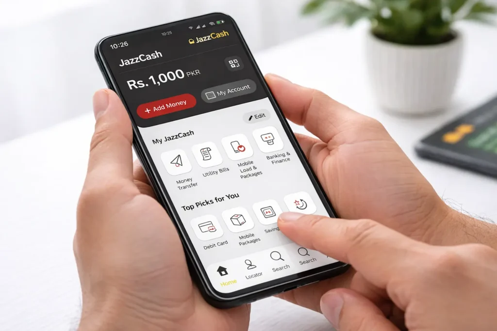 Jazzcash Earning App Withdraw process