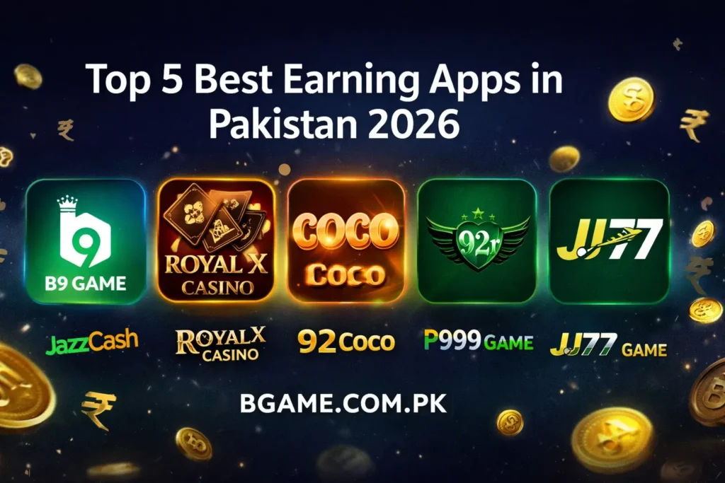 Top 5 Best Earning Apps Pakistan 2026